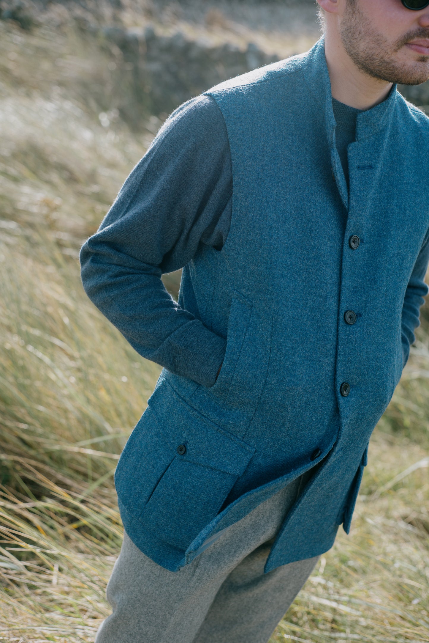 
                  
                    Crewneck Sportsman Jumper in Slate
                  
                