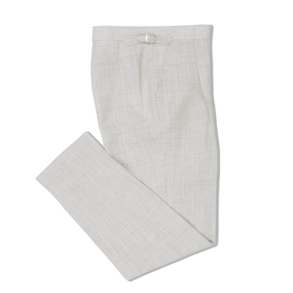 Pleat Front Trouser in Light Grey High Twist Wool – Cad & The Pleat Front Trouser in Light Grey High Twist Wool – Cad & The