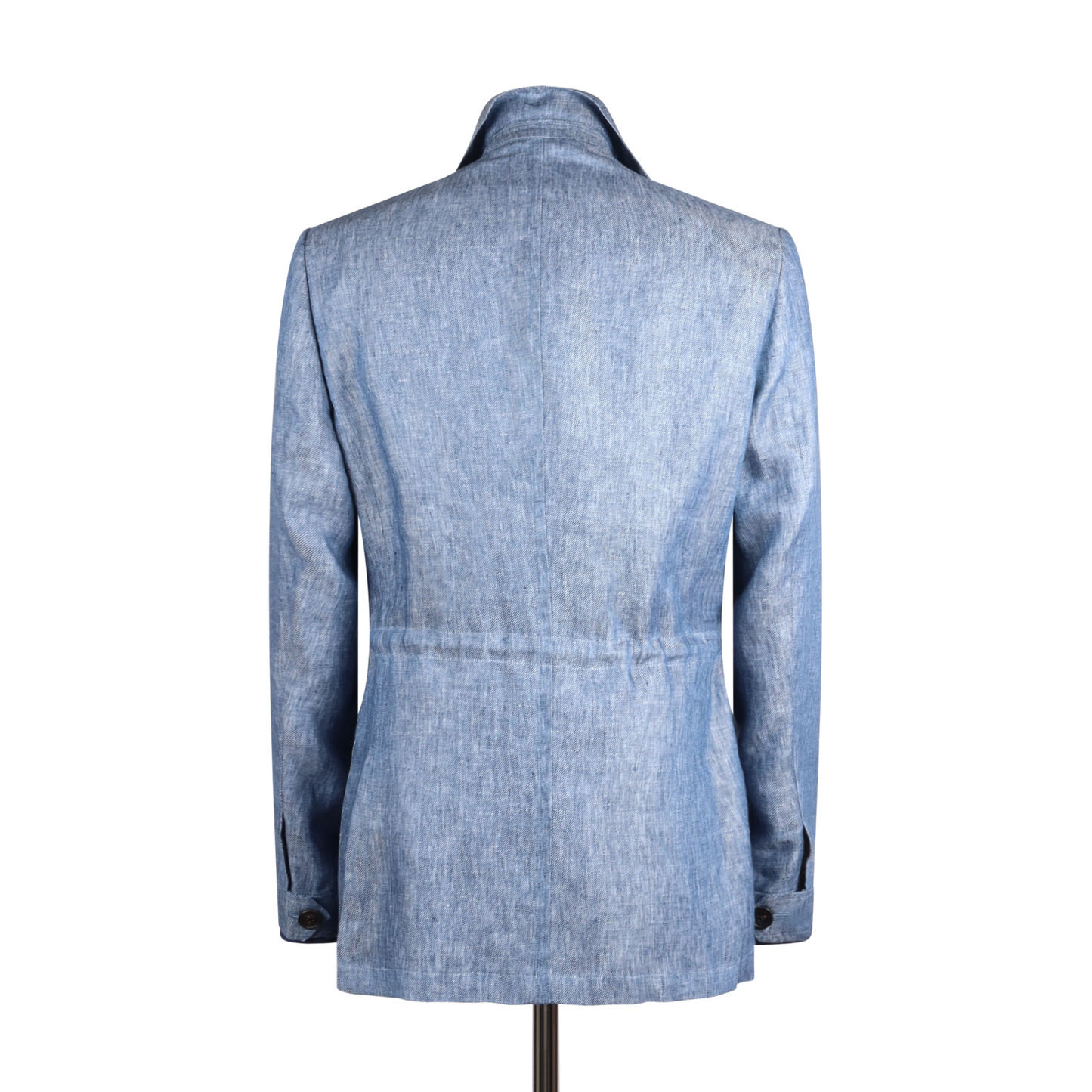 
                  
                    Safari Jacket in Denim Blue Linen
                  
                