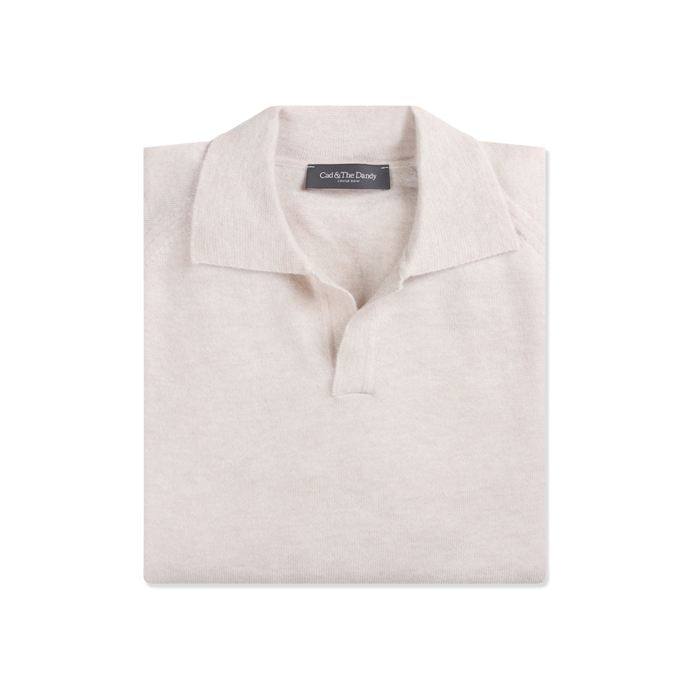 Polo Neck Jumper in Cedar