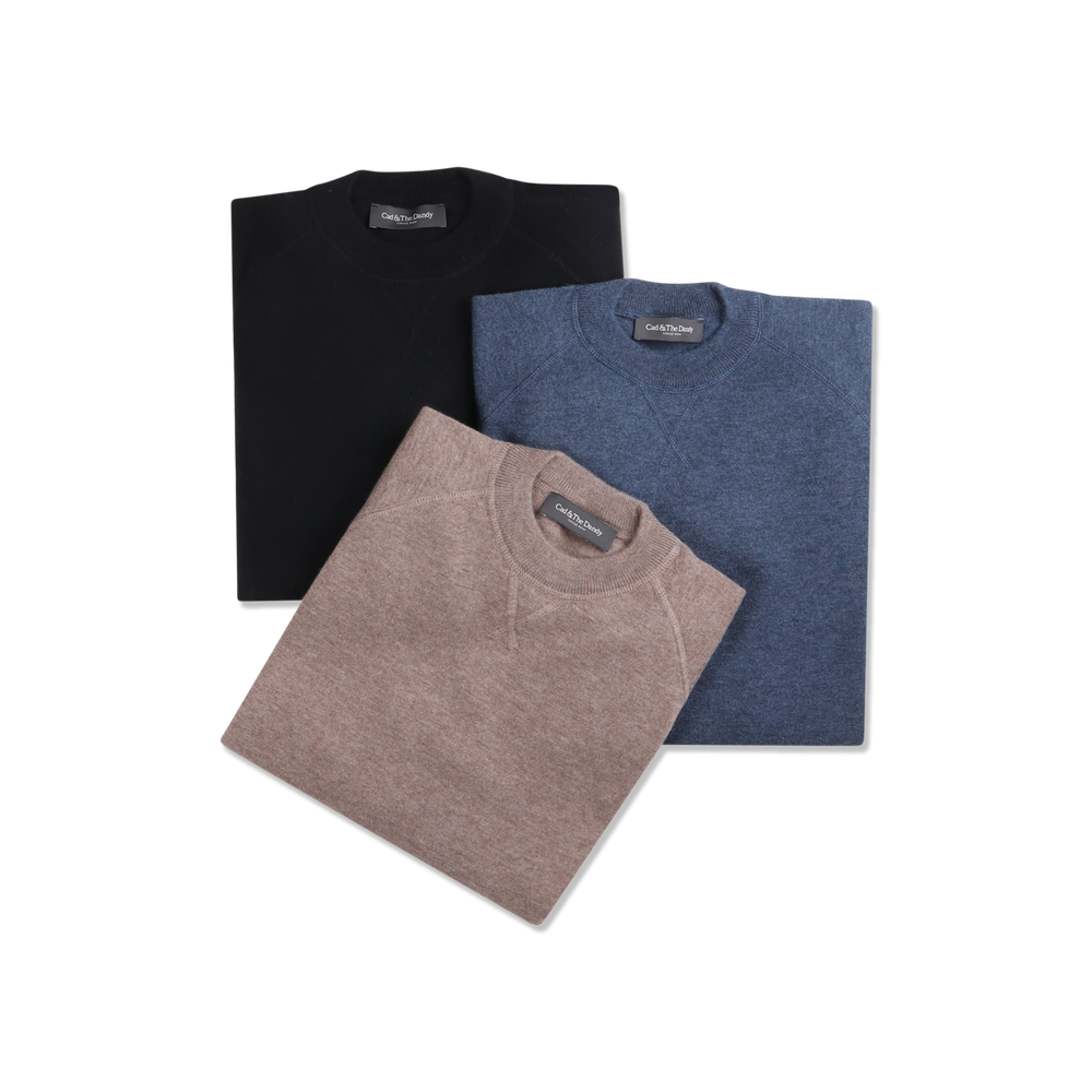 
                  
                    Crewneck Sportsman Jumper in Mink
                  
                