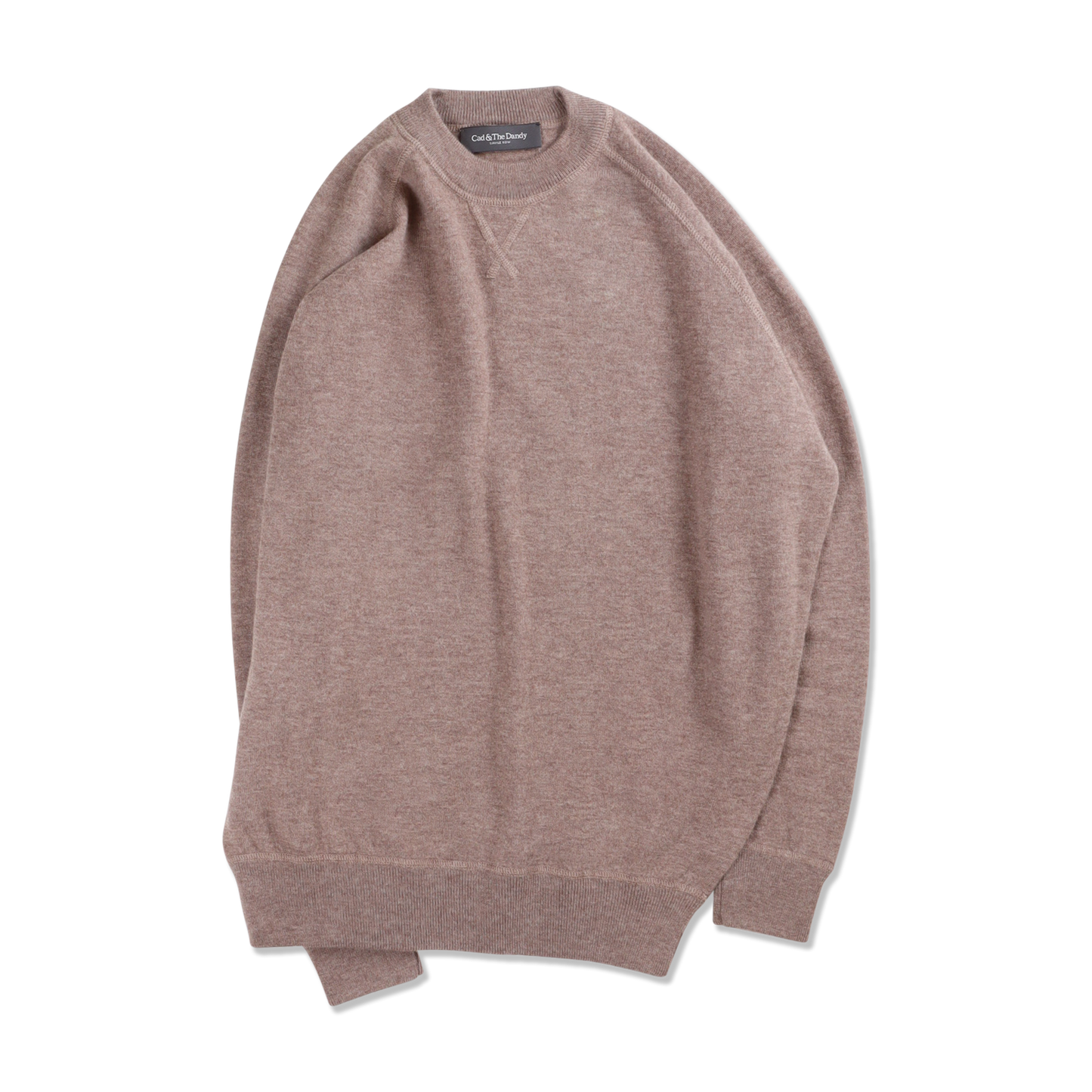 
                  
                    Crewneck Sportsman Jumper in Mink
                  
                