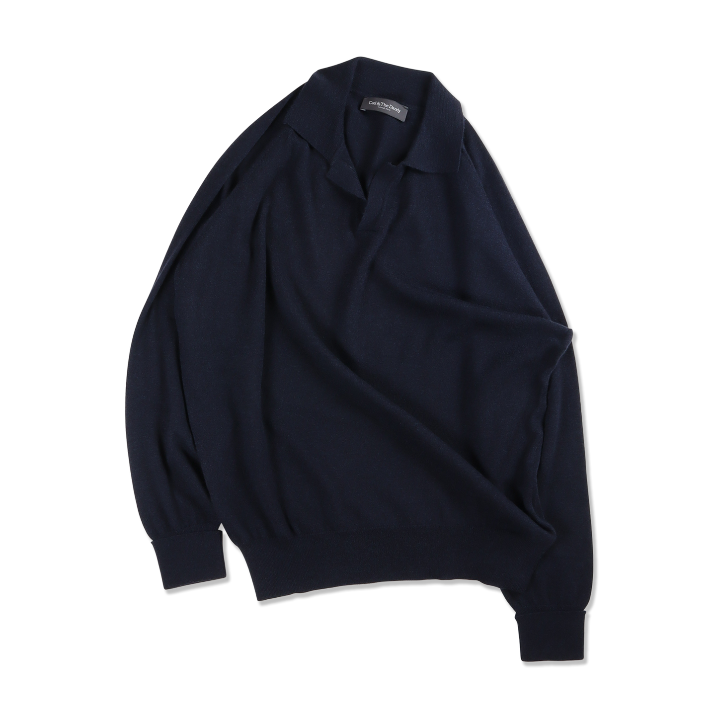 
                  
                    Polo Neck Jumper in Midnight
                  
                