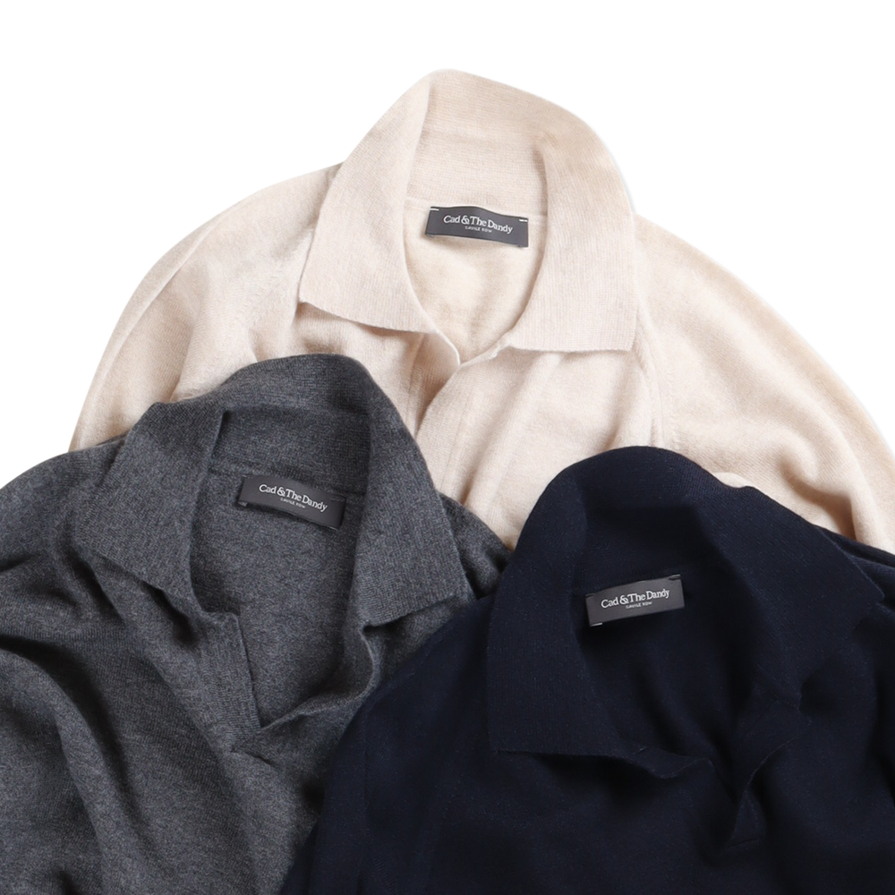 
                  
                    Polo Neck Jumper in Cedar
                  
                