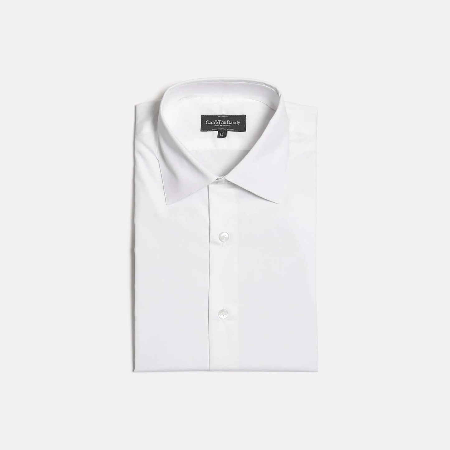 
                  
                    Classic Collar Shirt in White Poplin
                  
                