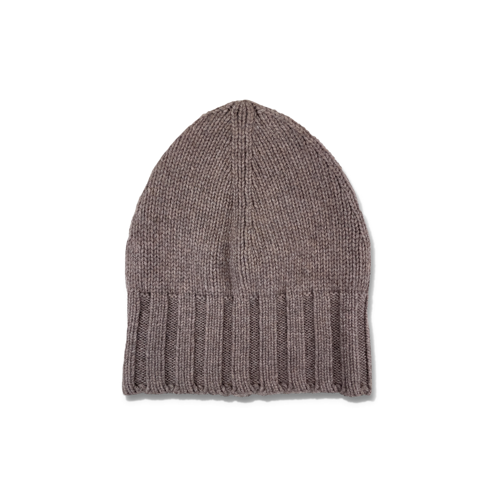 
                  
                    Knitted Pure Cashmere Beanie in Sand
                  
                