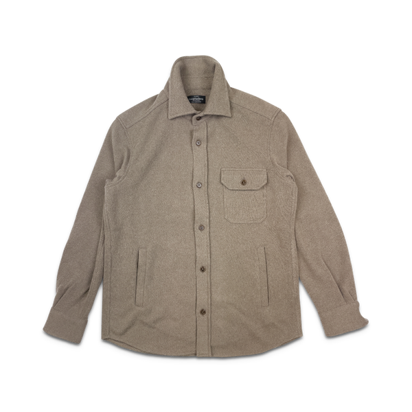 Knitted Shirt Jacket in Oatmeal – Cad & The Dandy Savile Row
