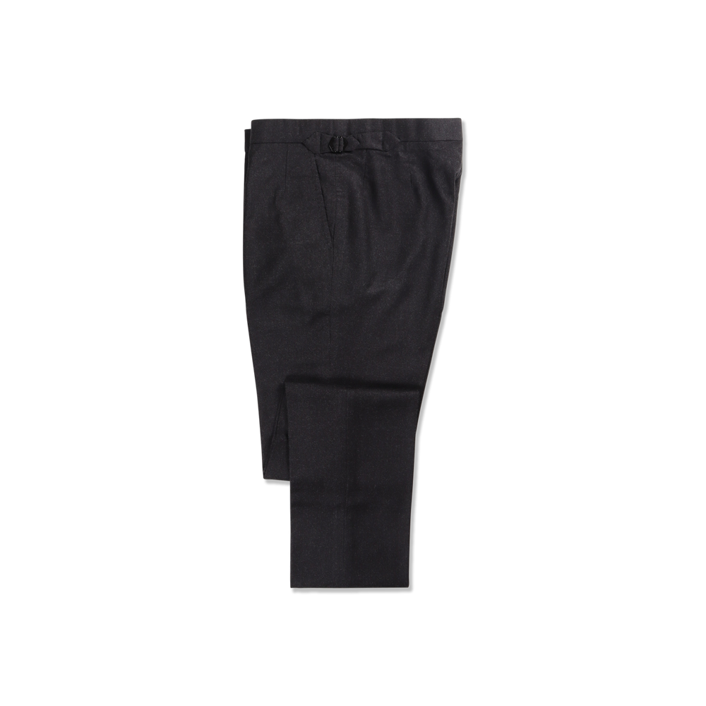 
                  
                    Single Breasted Notch Suit in Grey Flannel
                  
                