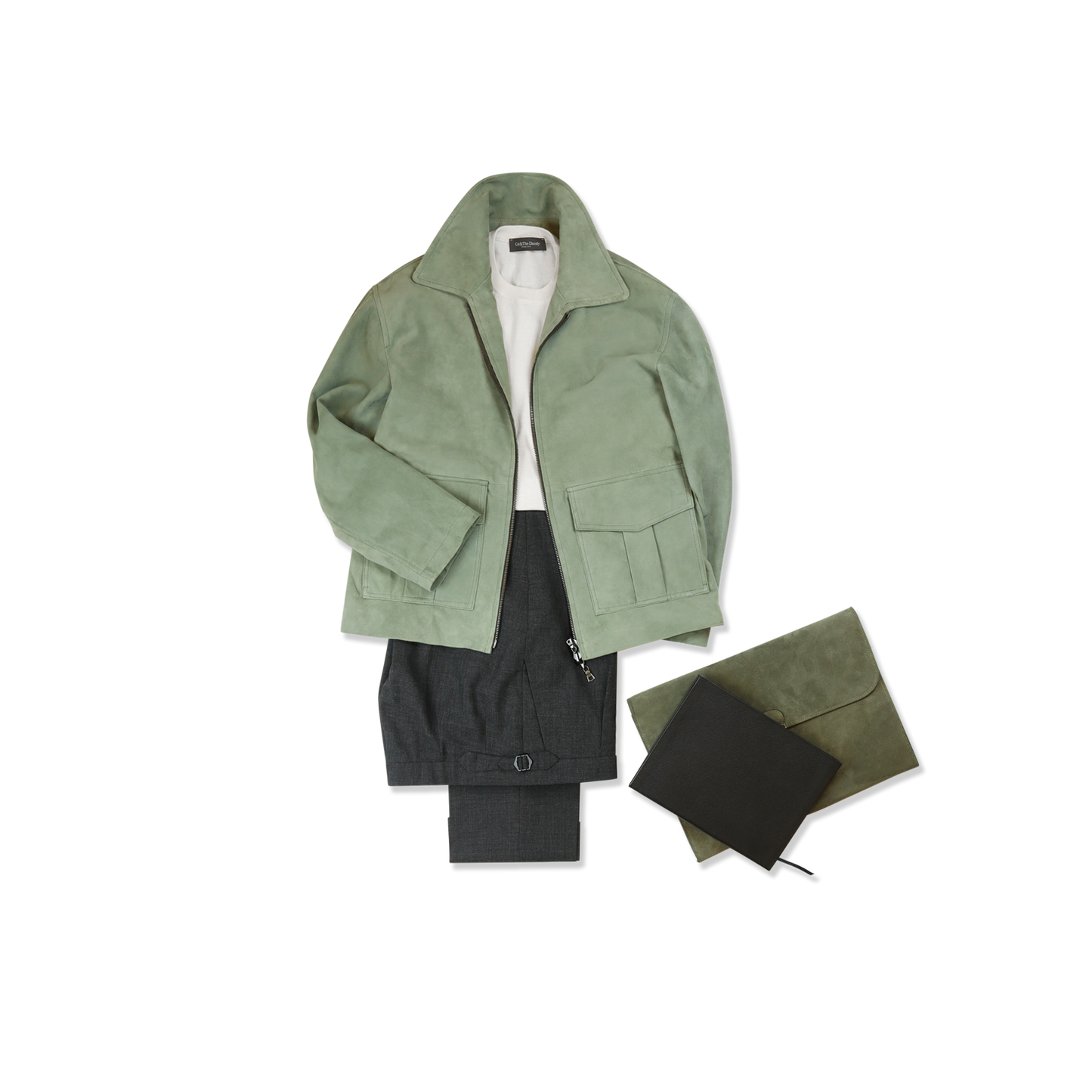
                  
                    Flight Jacket in Mint Green
                  
                