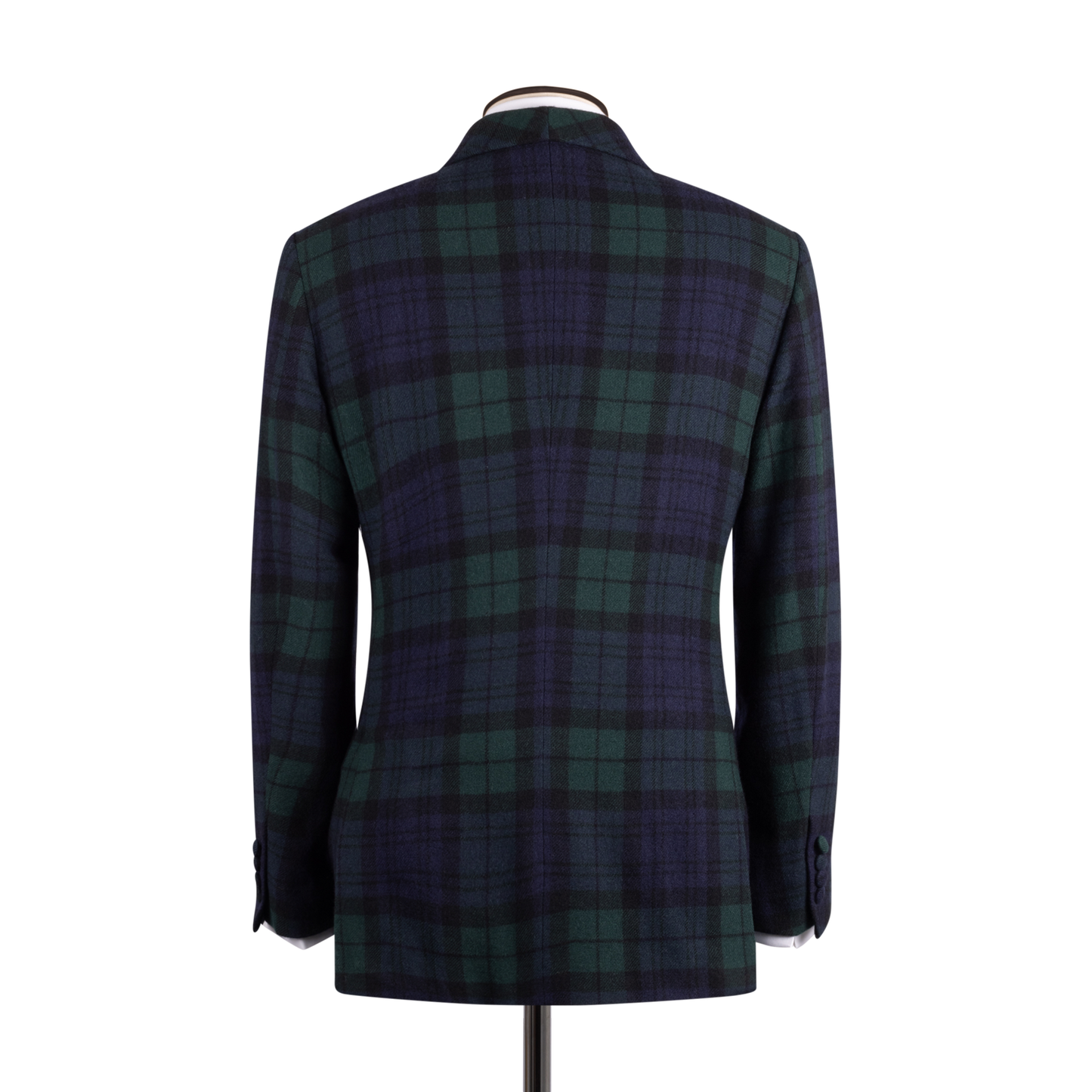 
                  
                    Wide Shawl Jacket in Tartan Cashmere
                  
                