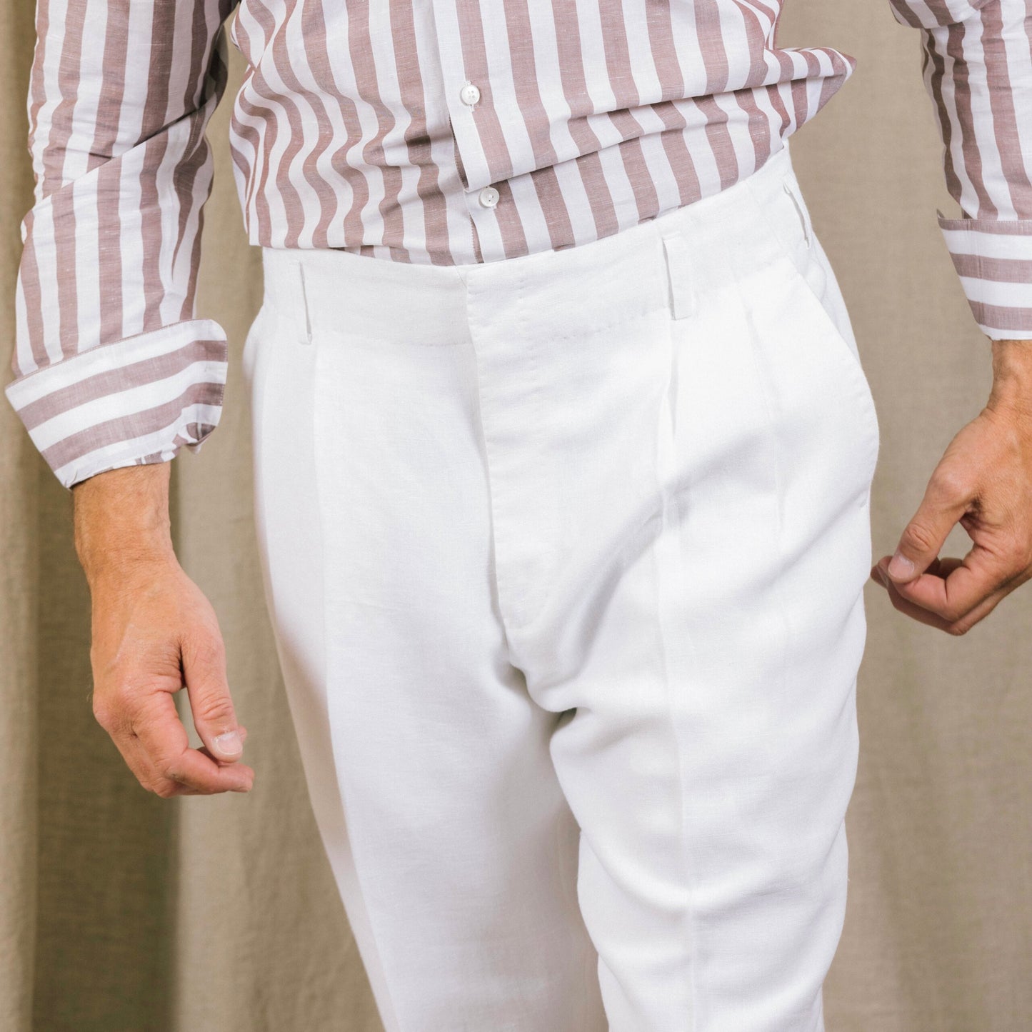 
                  
                    Hollywood Top Trousers in Crisp White
                  
                