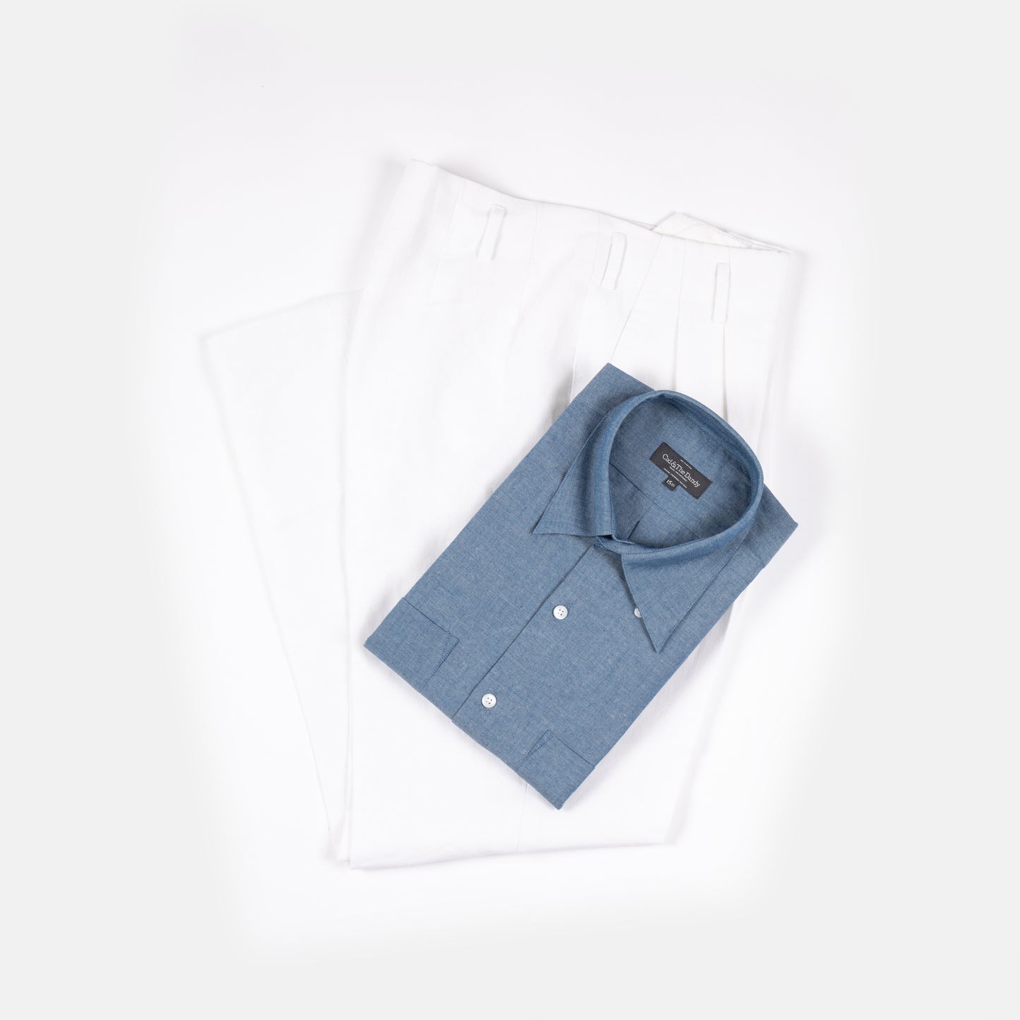 
                  
                    Hollywood Top Trousers in Crisp White
                  
                
