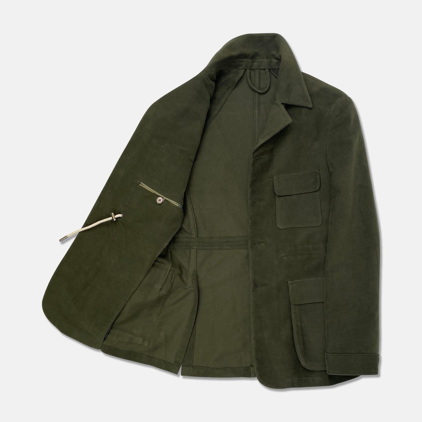 ジャケット・アウター cantate Moleskin setup olive cantate Moleskin setup olive