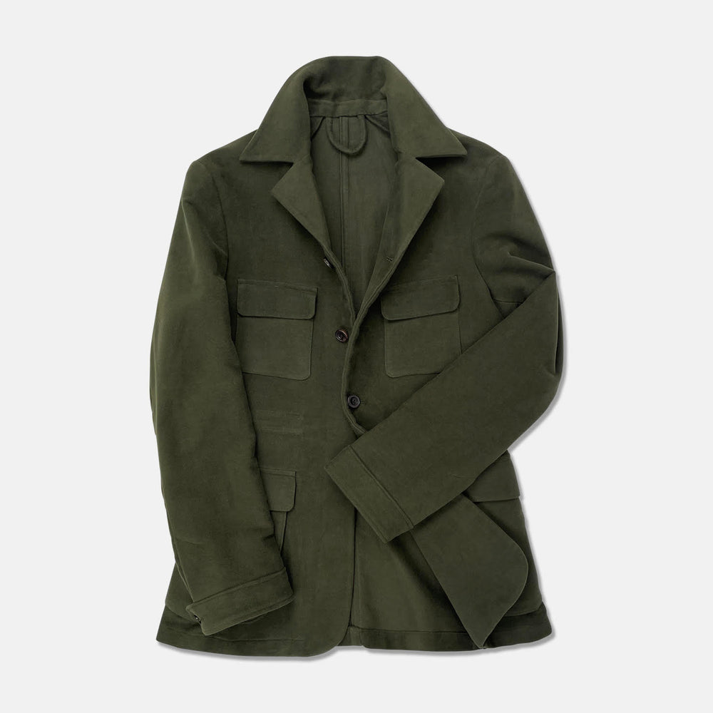 GURTEEN Epsom Moleskin Trousers - Olive – A Farley GURTEEN Epsom Moleskin Trousers - Olive – A Farley